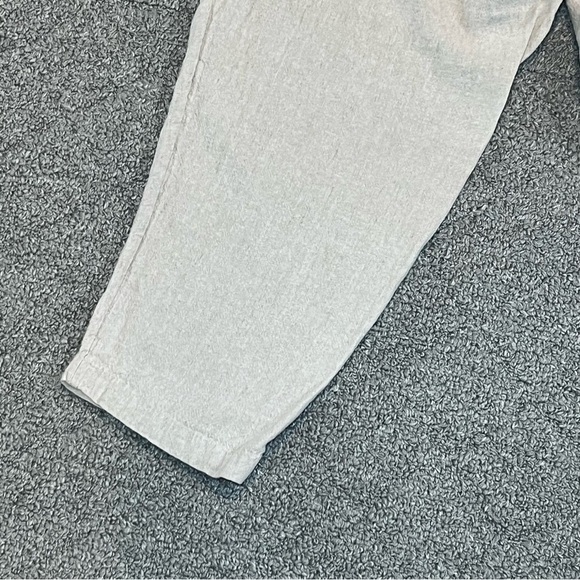 Old Navy Linen Blend Joggers Pants Mens Size XXL Beige Lightweight Drawstring - Picture 9 of 12